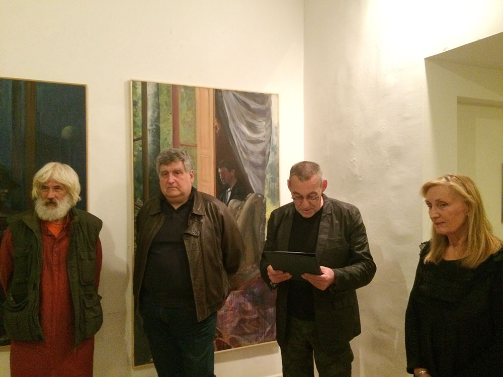 Szinte János kiállításmegnyitó